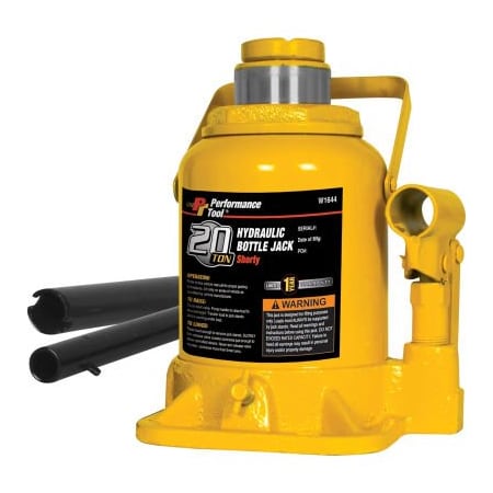 Performance Tool 20 Ton Shorty Hydraulic Bottle Jaca438:D440K